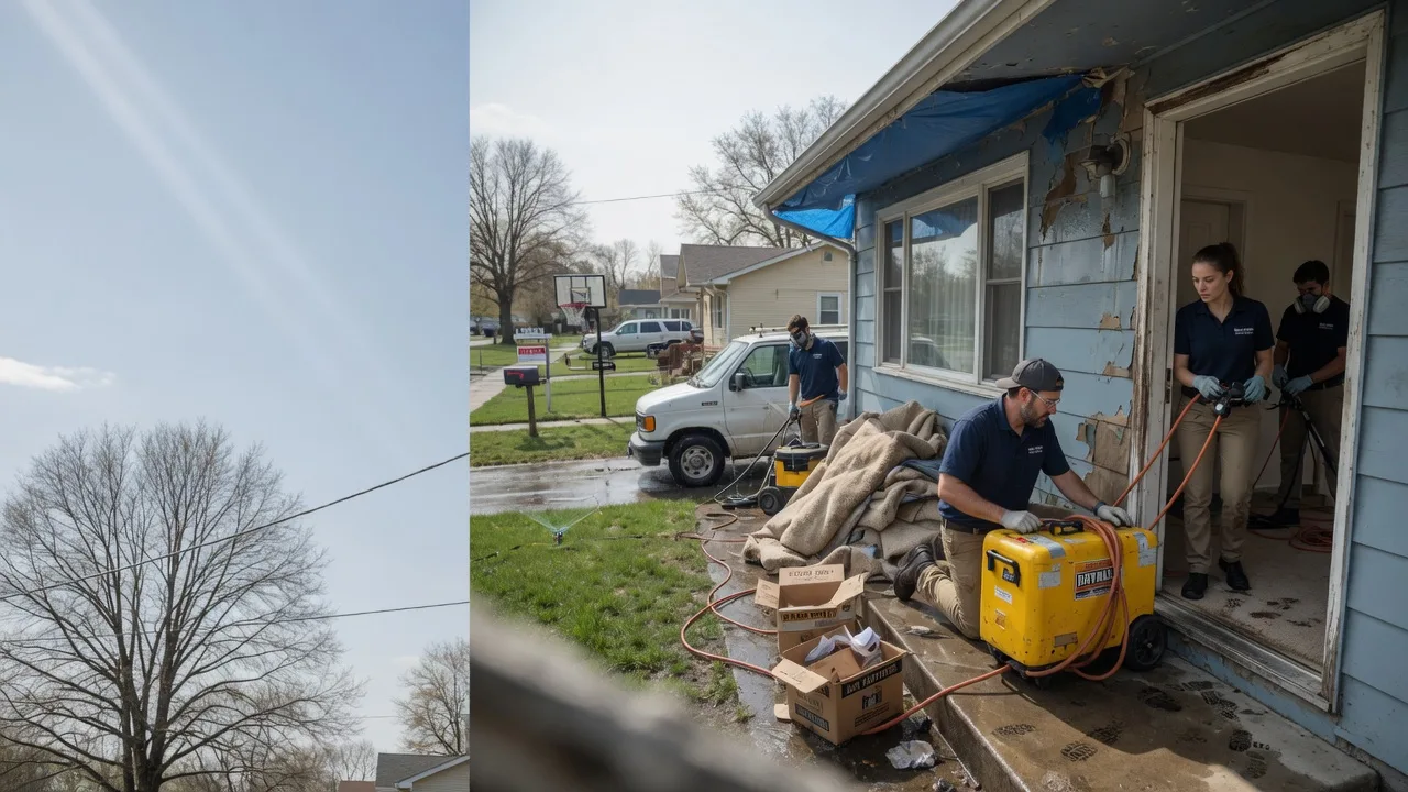 Basement Flood Cleanup in Morganfield, KY near me